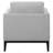 Light Grey Cushion Back Chair