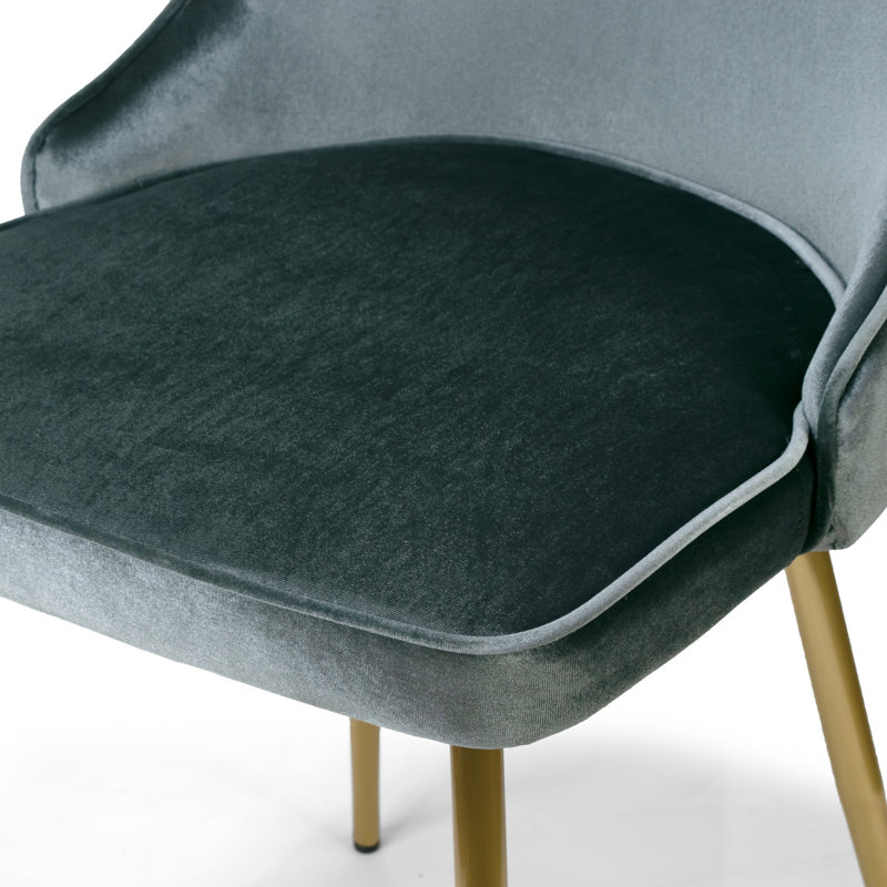 Tebikerei 20'' H Velvet Upholstered Parsons Chair