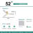 52 Inch Low Profile Ceiling Fan Dc 3 Solid Wood Fan Blade Noiseless Reversible Motor Remote Control Without Light