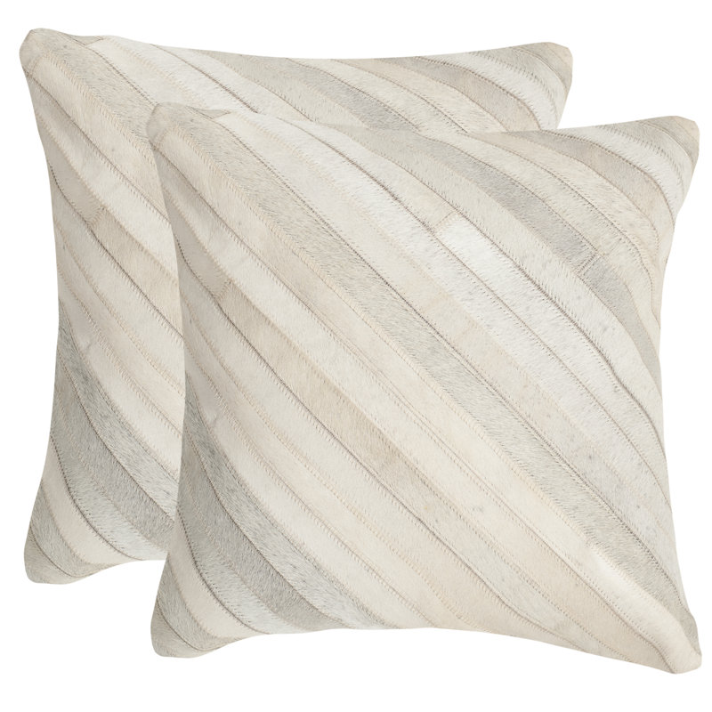  Coussin Whitchurch, 18 po x 18 po, Blanc