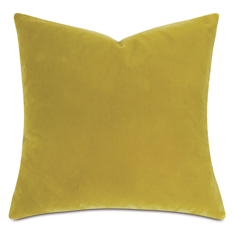 Capra Square Pillow Cover & Insert, 24" x 24", Citron