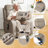 Power Lift Recliners, Snowflake Velvet Modern Compact Chair For Home