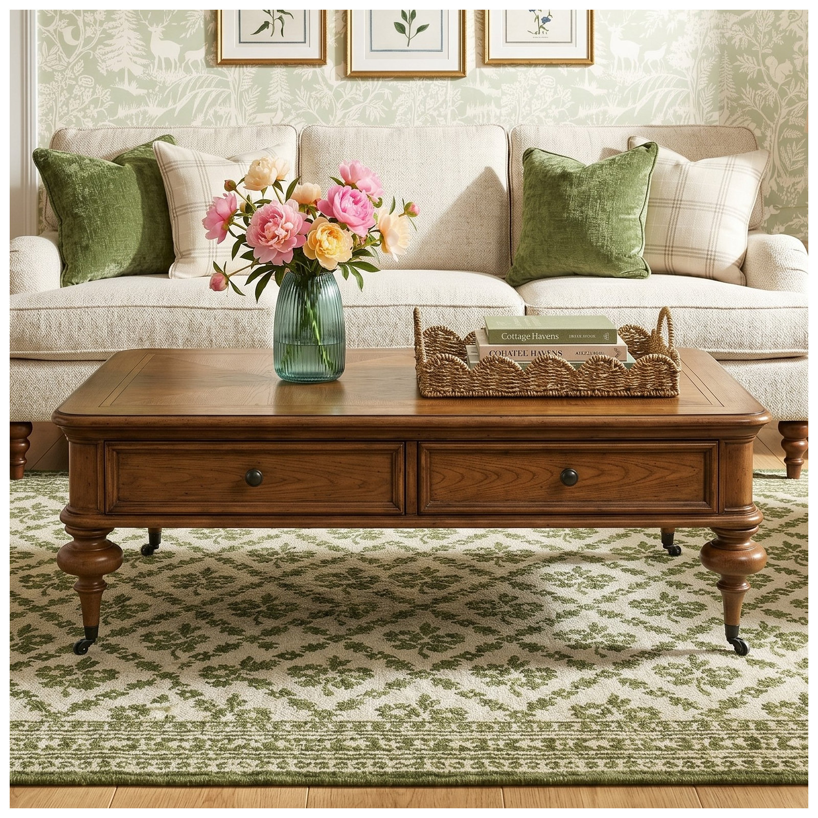 Elida Coffee Table with Storage