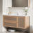 Log style simple stylish bathroom Vanity