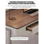 Bureau italien en bois massif rétro italien minimaliste-474260852