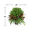 26" Holiday Wreath with UV Rated Boxwood Drop-In