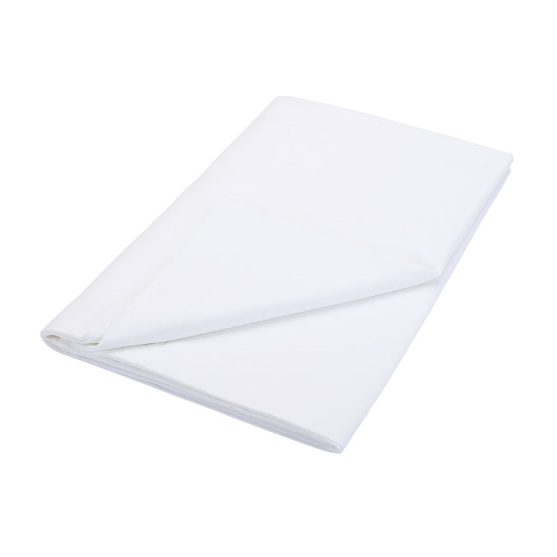 BOB 200 TC PIMA COTTON Percale Flat Sheet, Green, Super King (6')