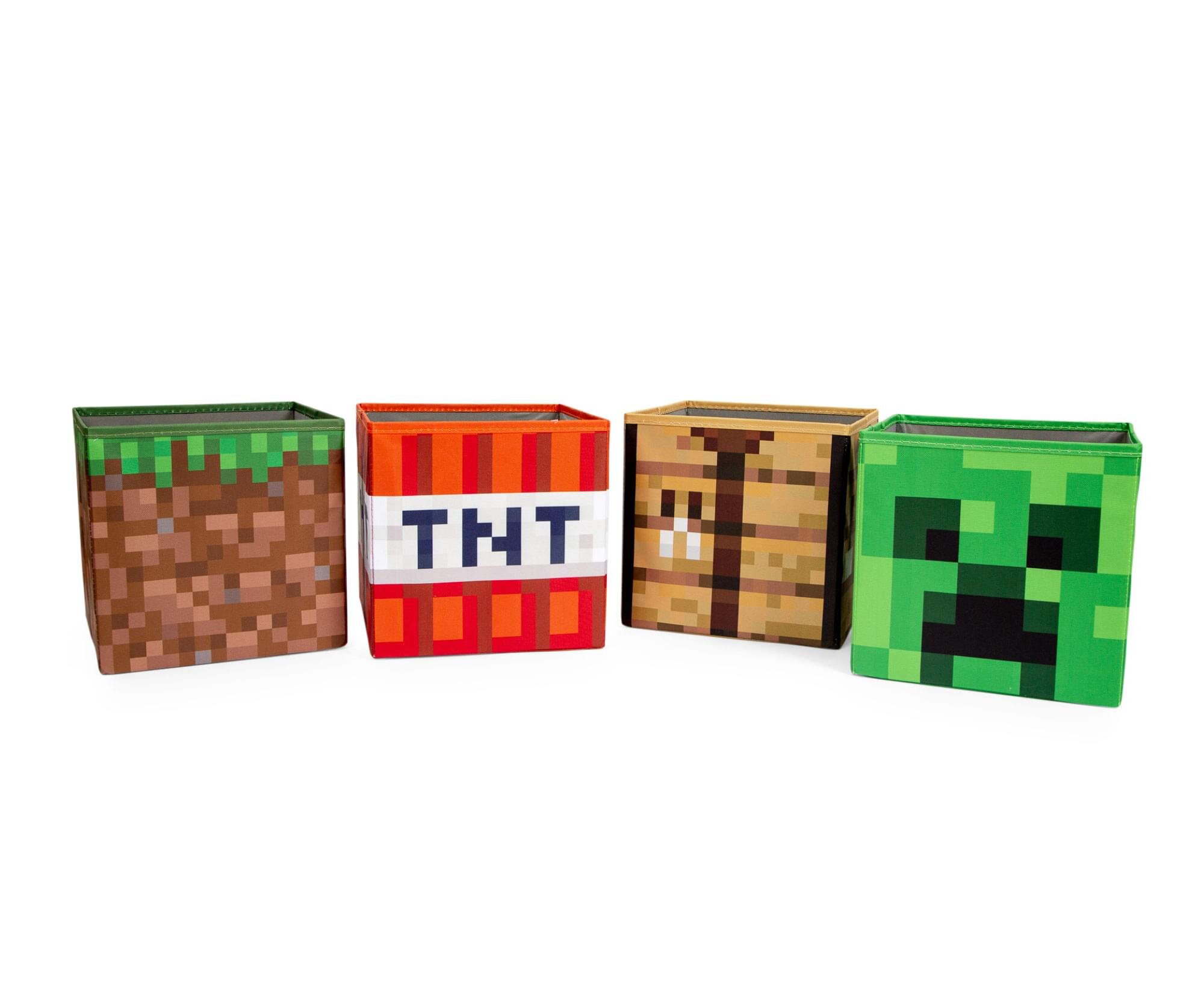 Trinx Minecraft 4 Piece Fabric Cube Set & Reviews