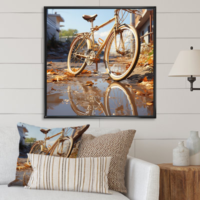 Or sur roues, impression sur toile