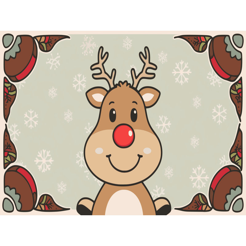 Tapis vacances de Noël The Holiday Aisle®, Tapis de couloir 2 pi x 4 pi