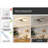 Alayaa 4 Rings Dimmable LED Flush Mount