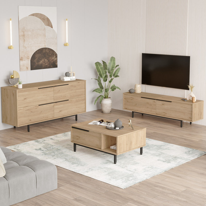 Ensemble de meubles de salon, Beige