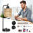 Rattan Table Lamps Set Of 2, Black