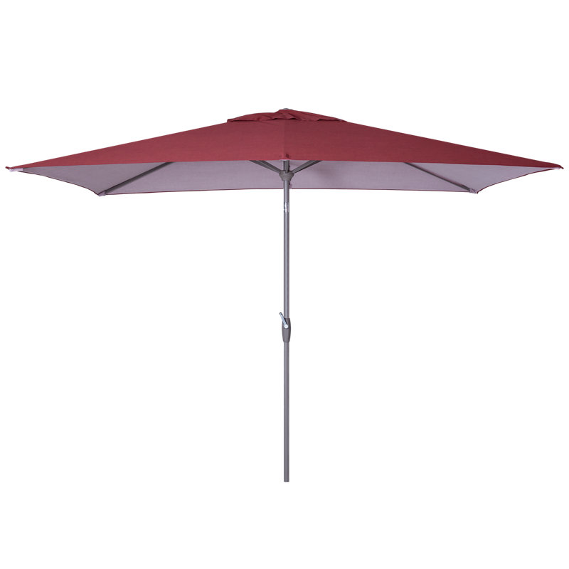 Shinetta 6,5 x 10 pi Parasol carré, Rouge