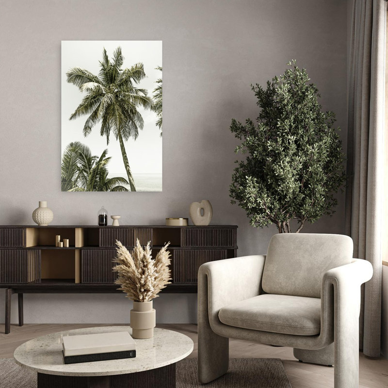 Impression sur toile de palmier tropical, 36" H x 24" W
