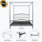 Queen 71.54'' Steel Bed Frame
