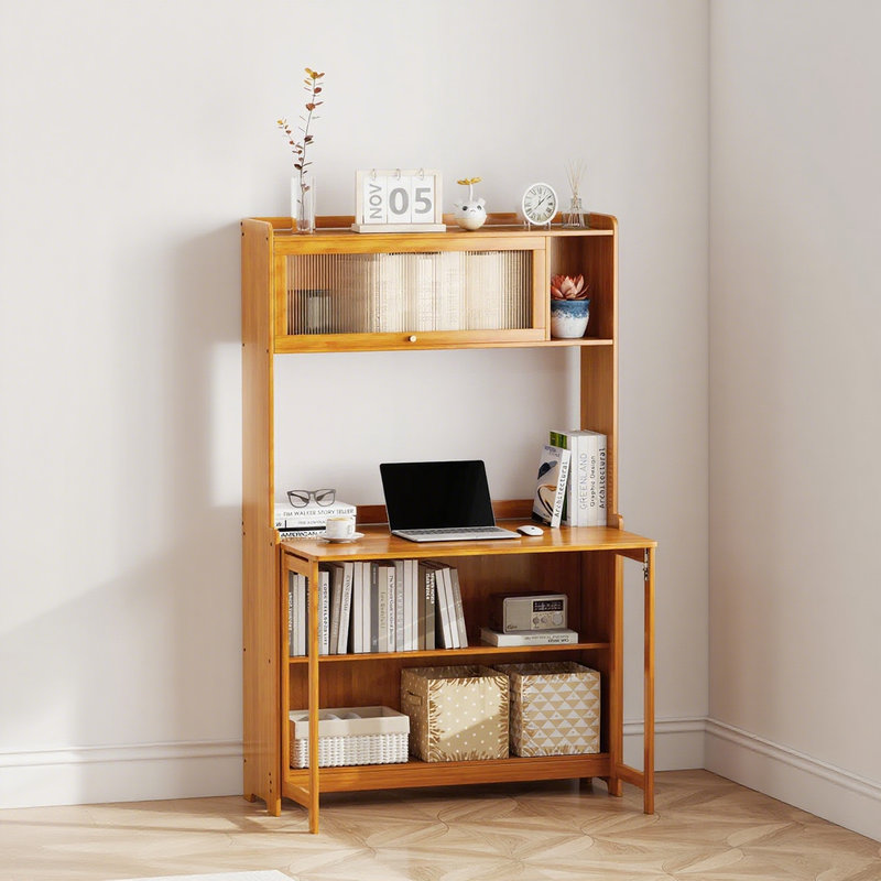Bureau d'écriture avec étagères