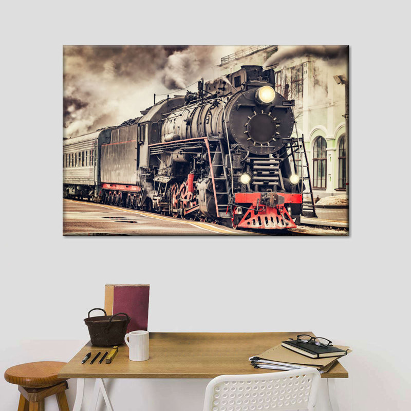 Classic Train - reproduction sur toile tendue, H 32 po x l 48 po x P 1,25 po