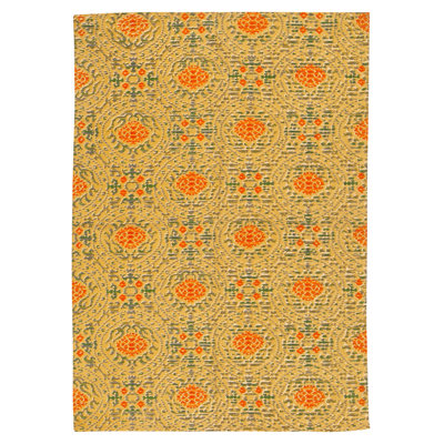 Handmade Wool Ikat Area Rug