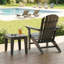 Ensemble Adirondack d'extérieur Addy (1 chaise + 1 table basse)-298697666