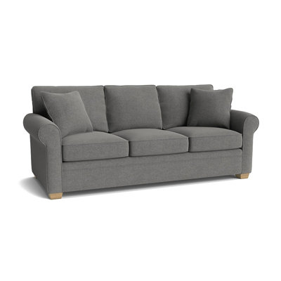 Quaker 84" Rolled Arm Sofa with Reversible Cushions by Red Barrel Studio