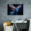 «Majestic Moon Deer. Art mural sur toile 3 pi par Ann Klee, 26 po x 18 po-788398234