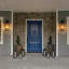30 po (H) 1 lumière murale d'extérieur noire 4 lumières, appliques murales résistantes aux intempéries pour porche, jardin, patio (sans ampoules)