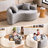 042 Dual-Depth , Grey Chenille, American Casual Design, Medium-Soft Seating, Pillow Back, Flared Arms, Foam Filling, 400 Lbs Capacity, Tai Chi Symbol, No Setup Time Design Influence, Seat , ,-793515170