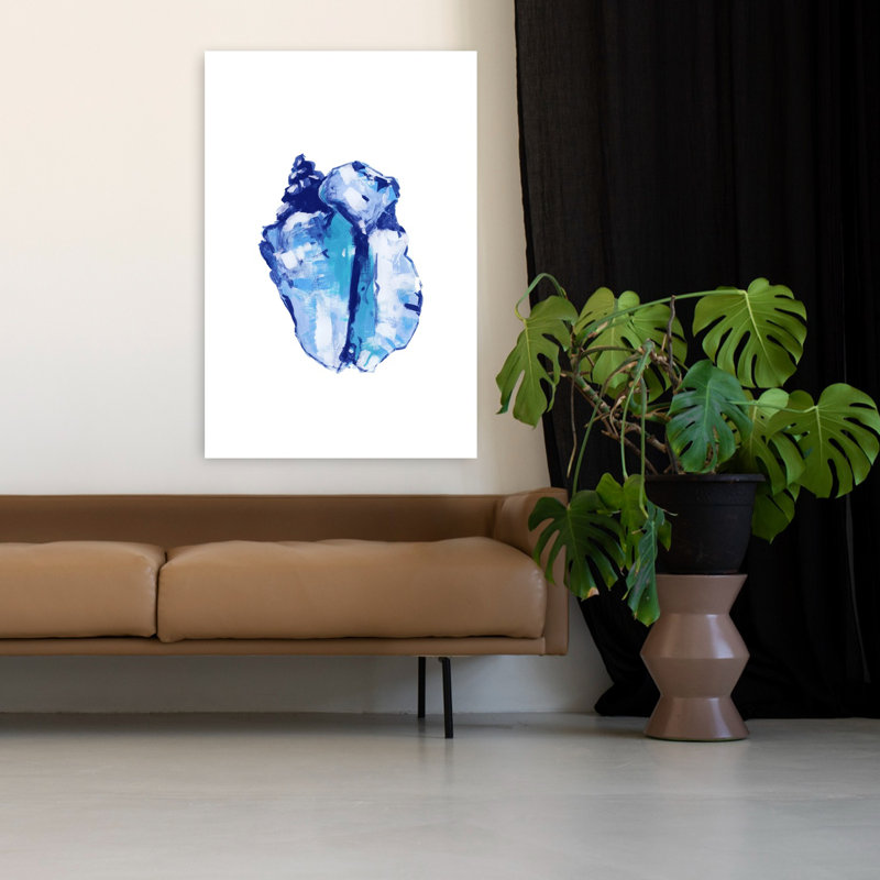 Art contemporain, art abstrait poisson côtier, H 48 po x l 32 po