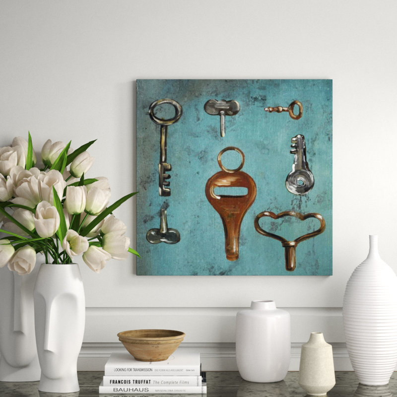 Antique Keys I Print, Outdoor, 24" H x 24" W