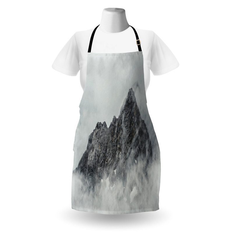 No Pattern Bib Apron