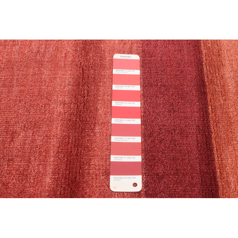 Tapis rouge foncé Mclellan Luribaft 4 pi 7 po x 6 pi 4 po