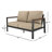 Townsend 55'' Wide Outdoor Loveseat with Sunbrella® Cushions-1799114412-1774917861