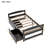 Seb Platform Storage Bed