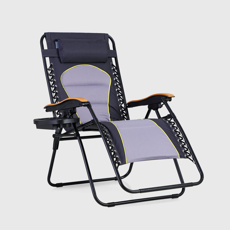 Fauteuil inclinable zéro gravité avec coussin Naihomie, Gris / gris clair