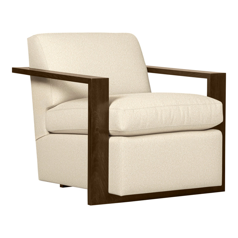 Thom Filicia Home 32" Wide Upholstered Armchair, Havana, Kimoni Natural