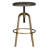 Tinus Adjustable Height Counter Stool with Metal Frame