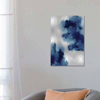 Entice In Indigo I by Lauren Mitchell - Wrapped Canvas Gallery-Wrapped Canvas Giclée