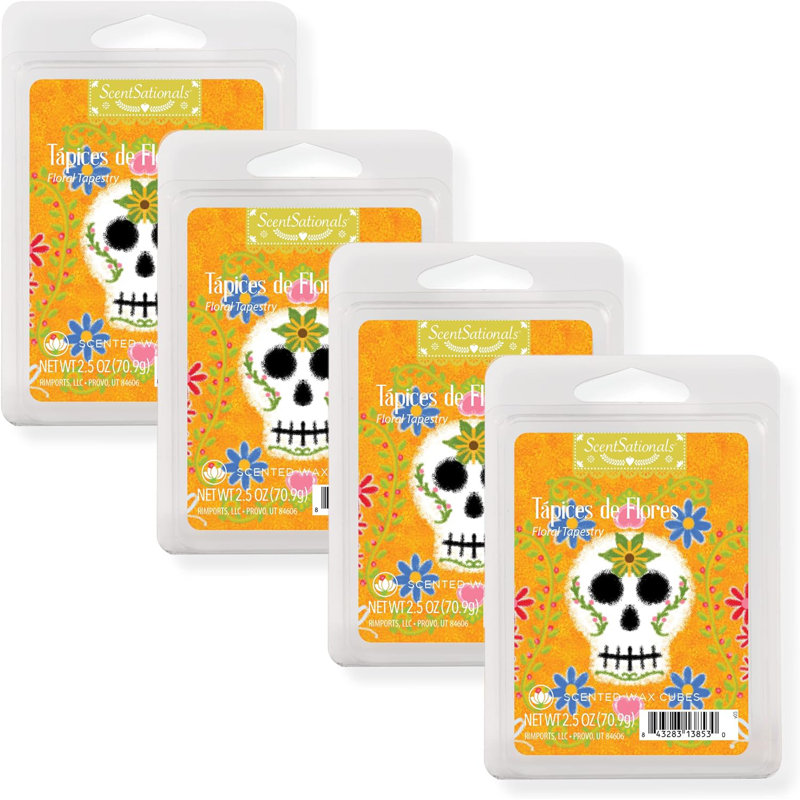 ScentSationals Tapices de Flores Waxes 4PK
