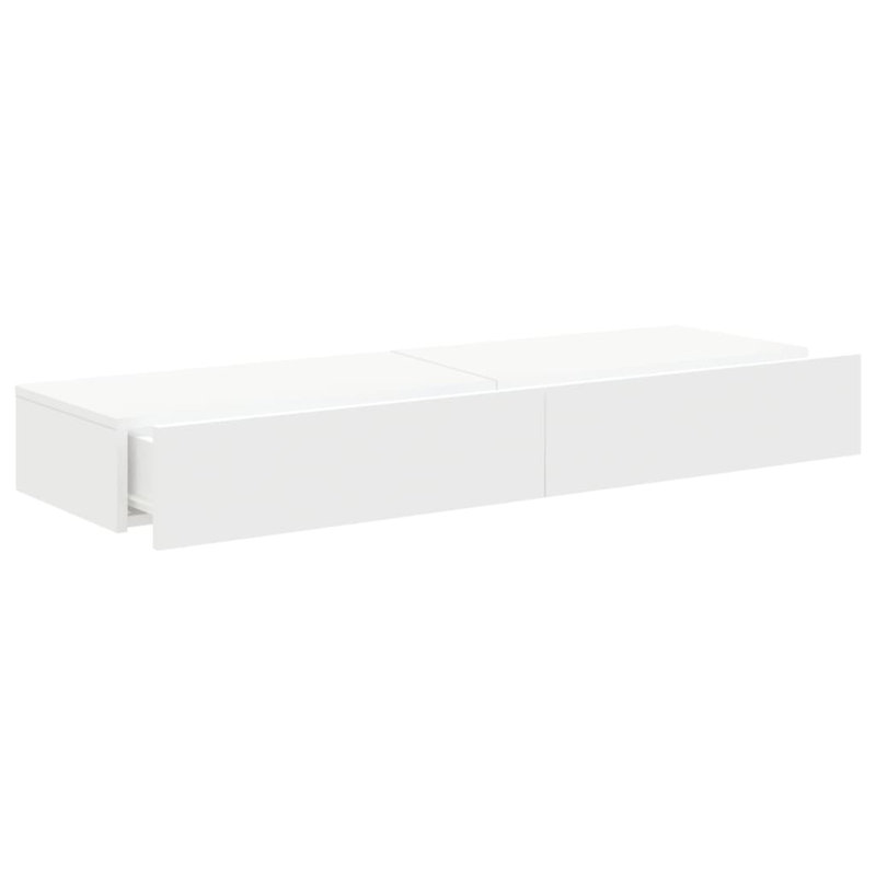 Brielynn TV Cabinets with LED Lights Media Unit, White