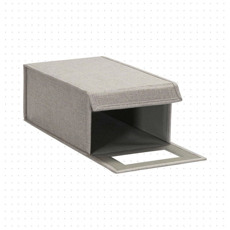 Stackable Shoe Storage Box, Silver