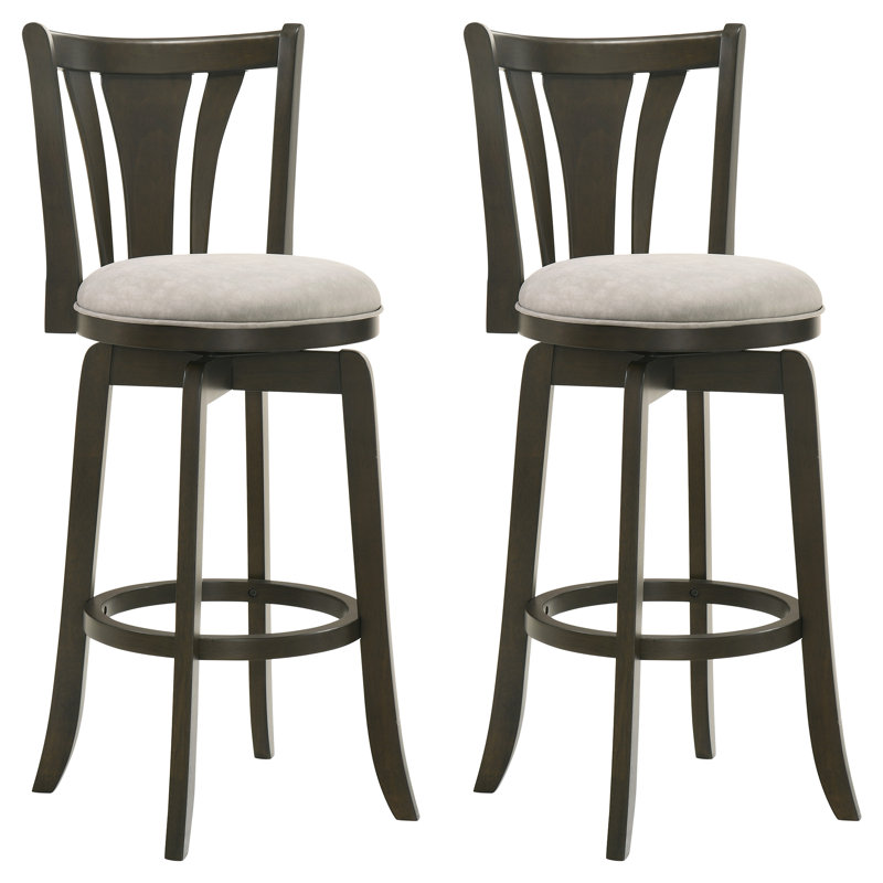 Tabouret de bar Beckett, Tabouret de bar (siège d'une hauteur de 30,25 po), Gris, Gris clair