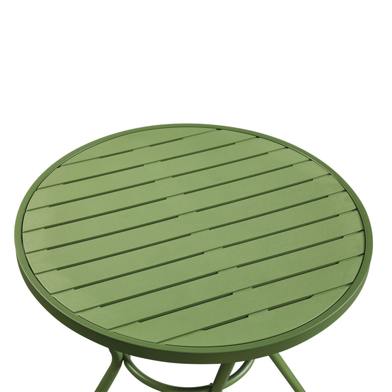 Rimini Outdoor Bistro Table , 70cm cm W 70cm cm D, Green