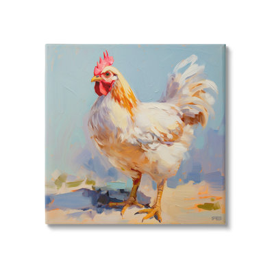 "Modern Farmhouse Hen Wraraps Canvas" par RB sur toile