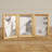 Eugen Antique Gold Metal Beaded Picture Frame - Set of 3
