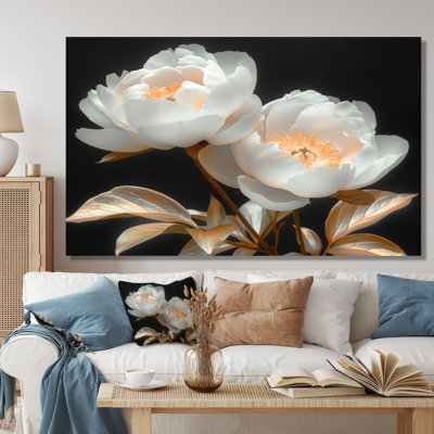 Gilyard - pivoines, impression d'art mural