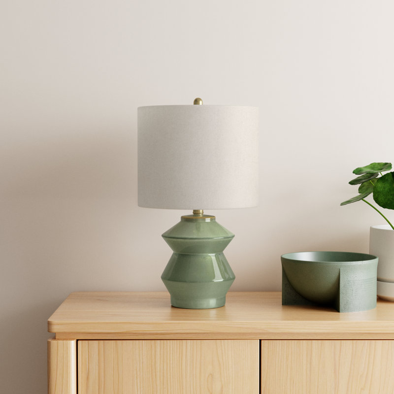 Boyes Ceramic Table Lamp, Green