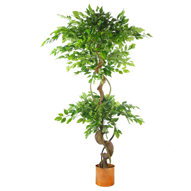Faux Ficus Tree, Copper, 120cm H x 40cm W x 40cm D