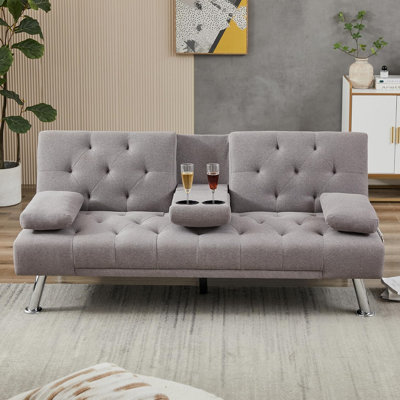 Lazerrick Upholstered 65 " Linen Sofa