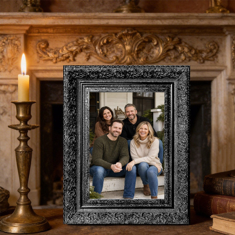Cadre photo 5 pièces x 7 po 1 pièce, Noir, 1, 5 po x 7 po